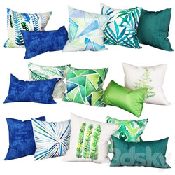 Pillows - Set of pillows _Watercolor2_ 