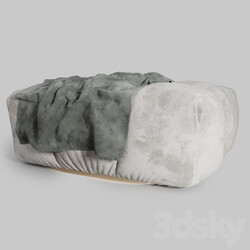 Other soft seating - Soft pouf with drapery 