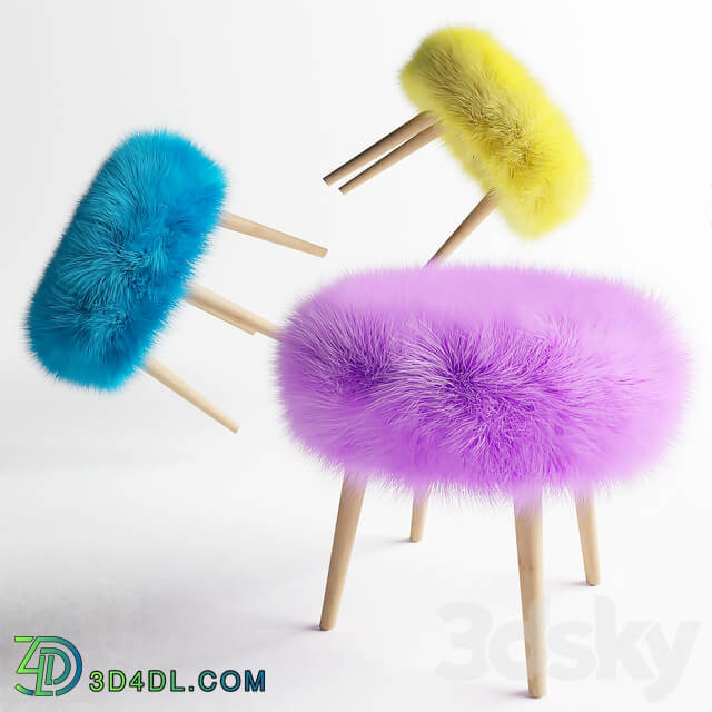 Other soft seating - Lamb chair stool