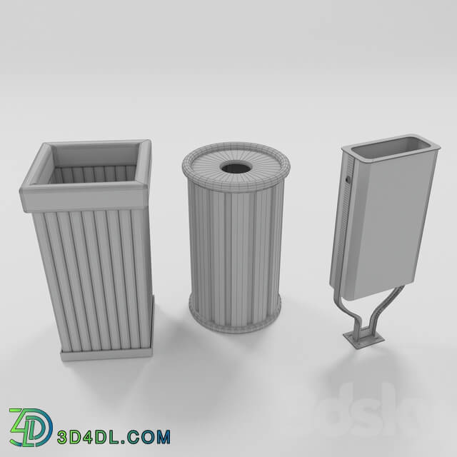 Urban environment - trash bin