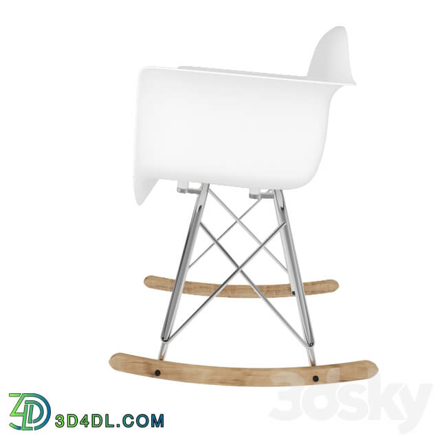 Chair - White Rocking Chair