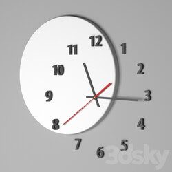 Watches _ Clocks - Wall clock OUT OF TIME 