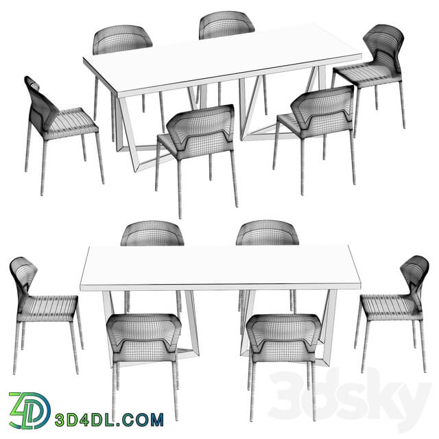 Table _ Chair - 4union Dining set _ 32