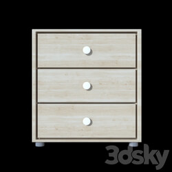 Sideboard _ Chest of drawer - Chest With 3 Drawers 