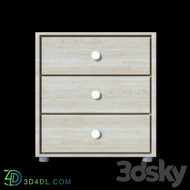 Sideboard _ Chest of drawer - Chest With 3 Drawers
