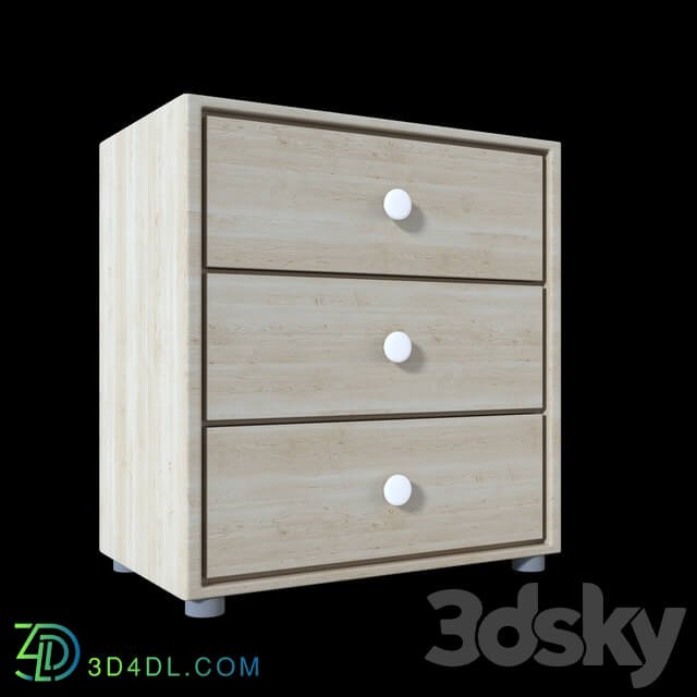 Sideboard _ Chest of drawer - Chest With 3 Drawers