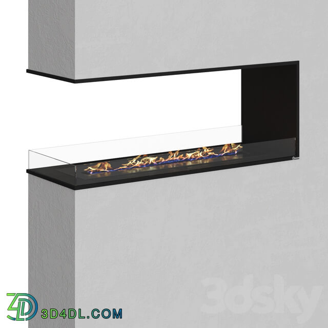 Fireplace - OM - End biofireplace Kronco Classik Butt 1200