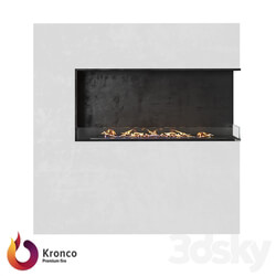 Fireplace - OM - Corner biofireplace Kronco Classik Corner 1200 