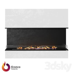 Fireplace - OM - Frontal biofireplace of Kronco Classik Front 1200 