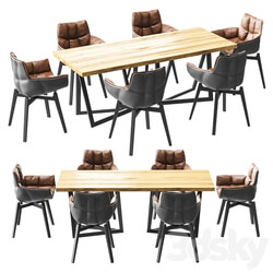 Table _ Chair - 4union Dining set _ 34 