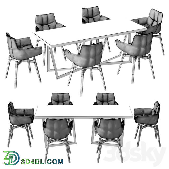 Table _ Chair - 4union Dining set _ 34