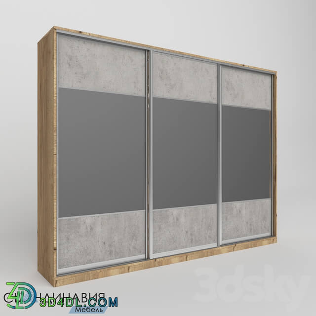 Wardrobe _ Display cabinets - Sliding Wardrobe with A Mirror from Skandinaviya Mebel