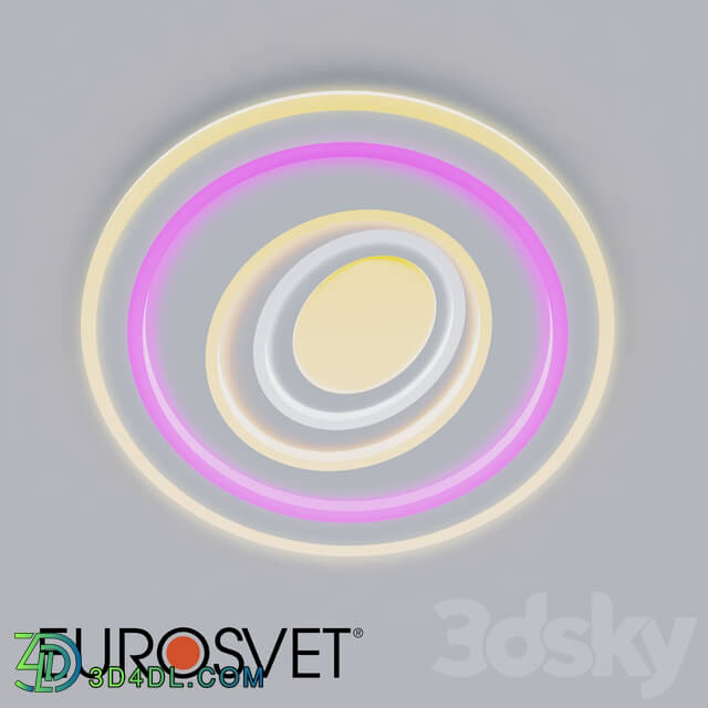 Ceiling lamp - OM Ceiling LED Light Eurosvet 90214_1 Coloris