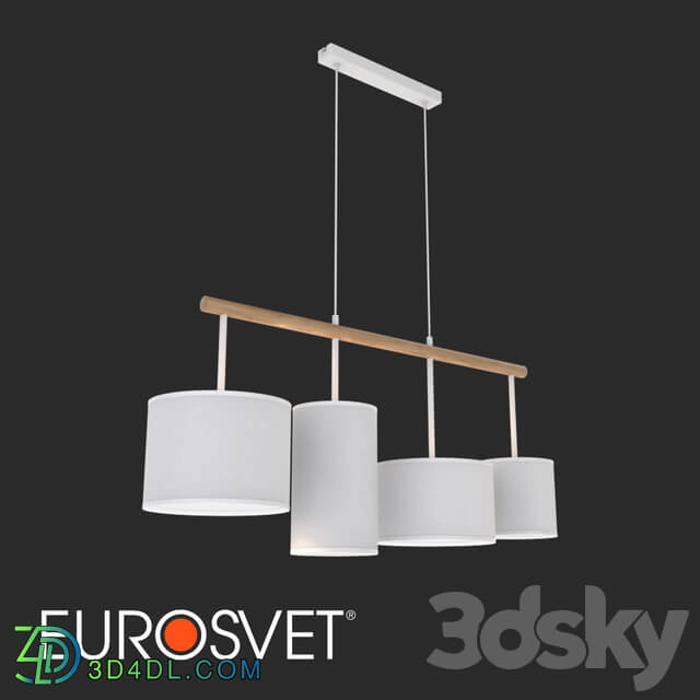 Chandelier - OM Pendant lamp TK Lighting 4106 Deva White