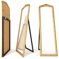 Mirror - Gold standing mirror 