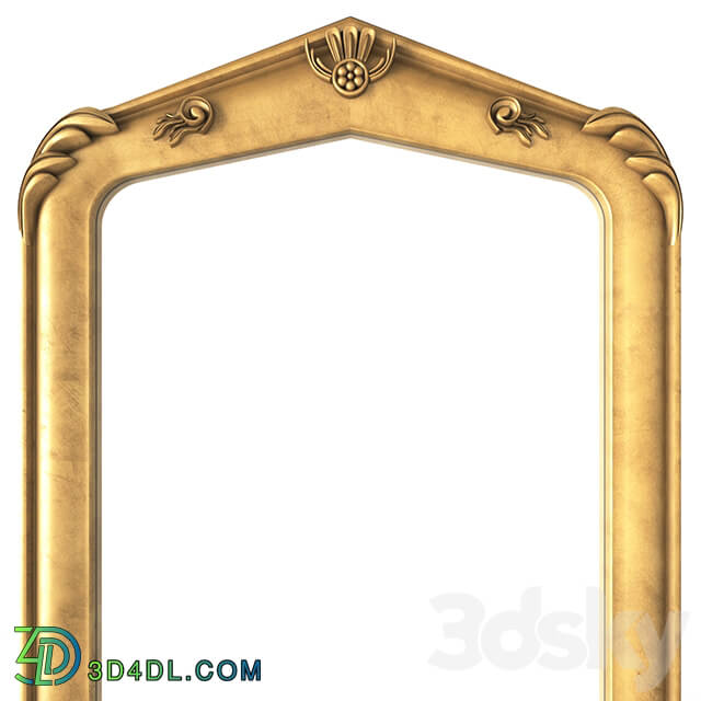 Mirror - Gold standing mirror