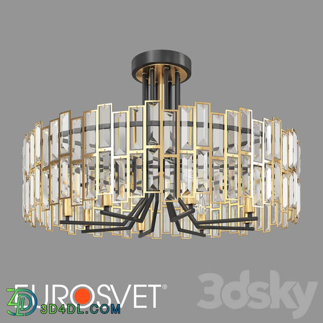 Ceiling lamp - OM Ceiling Chandelier with Crystal Bogate__39_s 313_8 Zolletta