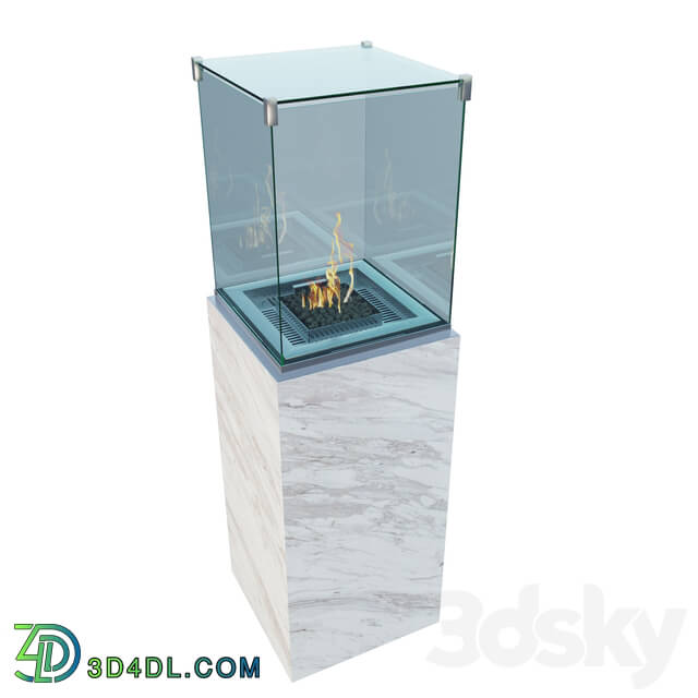 Fireplace - Neolith Neocube fireplace