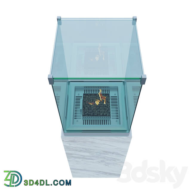 Fireplace - Neolith Neocube fireplace