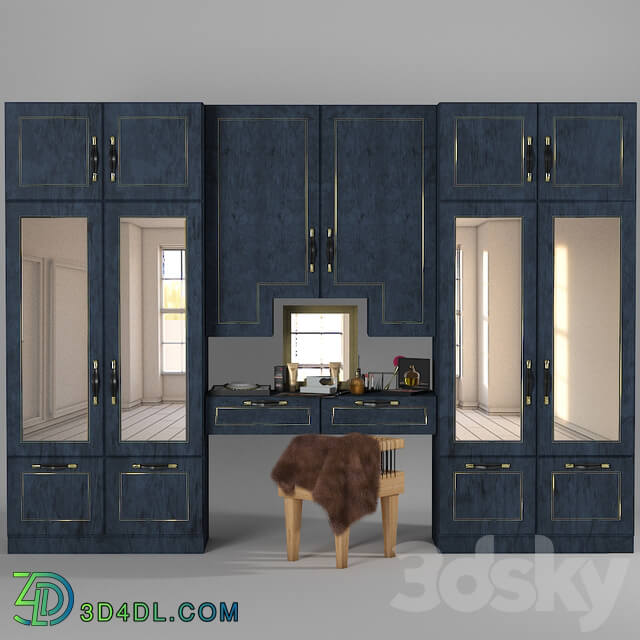 Wardrobe _ Display cabinets - Furniture composition b01