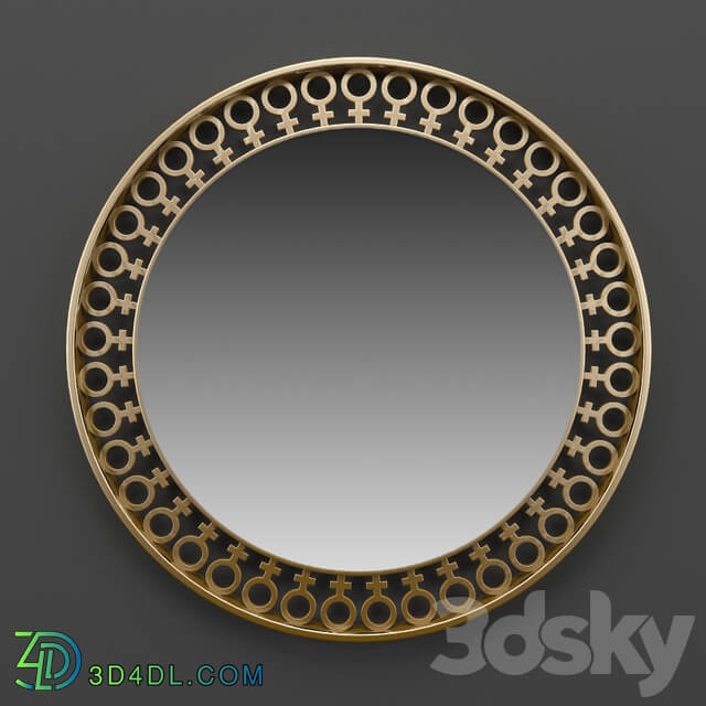 Mirror - Female Gold Mirror