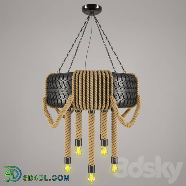 Chandelier - Rope chandelier