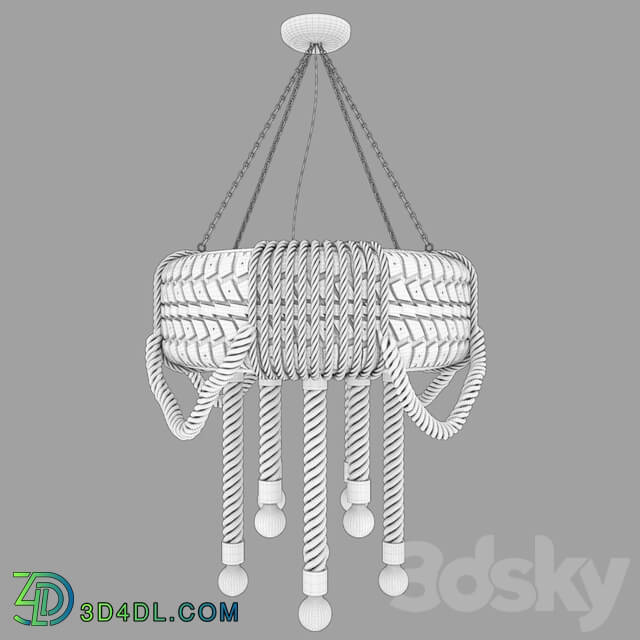 Chandelier - Rope chandelier