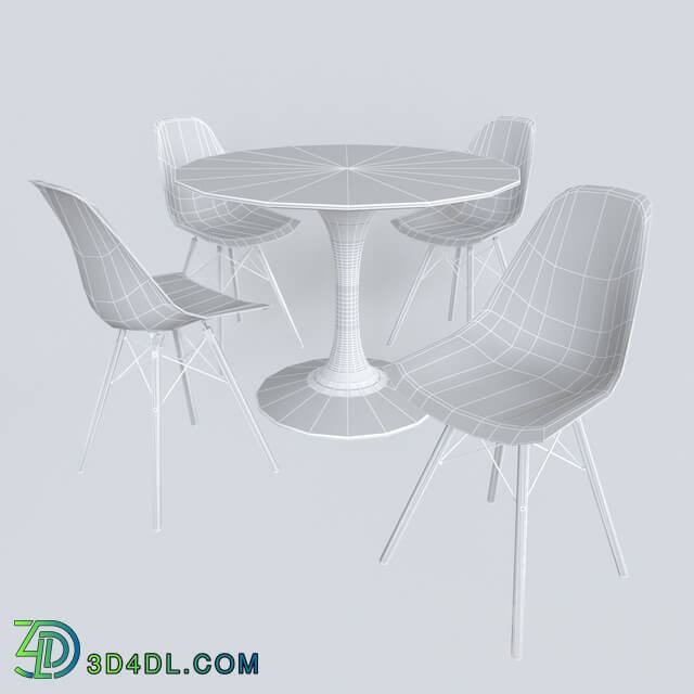 Table _ Chair - Tulip table