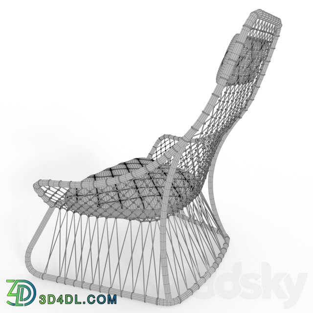 Arm chair - Tidelli veleiro armchair