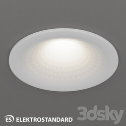 Ceiling lamp - OM Recessed LED luminaire Elektrostandard 9905 LED 7W WH 