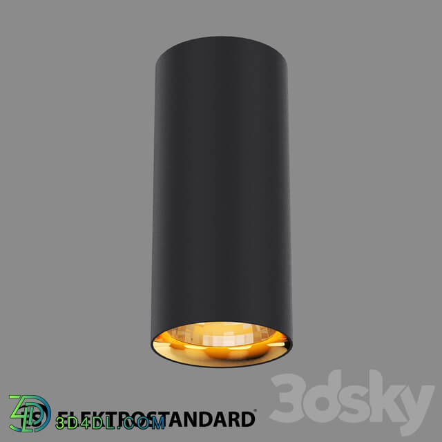Spot light - OM Surface mounted downlight Elektrostandard DLR030 12W 4200K black