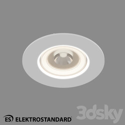 Spot light - OM Recessed downlight Elektrostandard 9914 LED 6W WH 