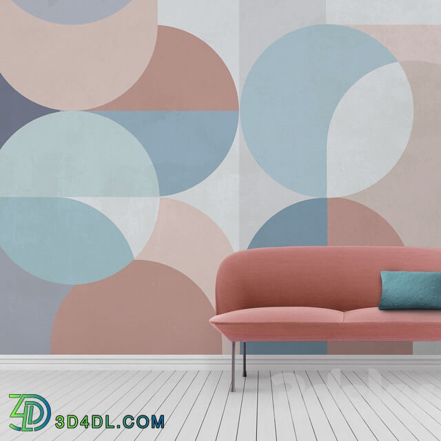 Wall covering - Creativille _ Wallpapers _ 81123 Contemporary circles