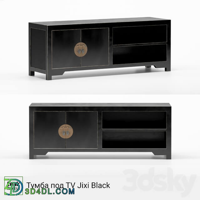 Sideboard _ Chest of drawer - TV cabinet Jixi Black