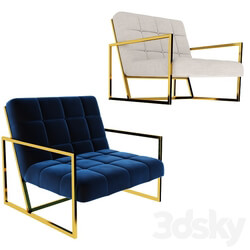 Arm chair - Golden finger lounge chair 