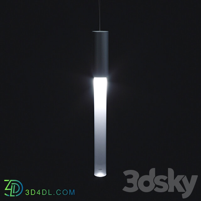 Chandelier - Pendant lamp - _tube_ acrylic Novosvet PIPE