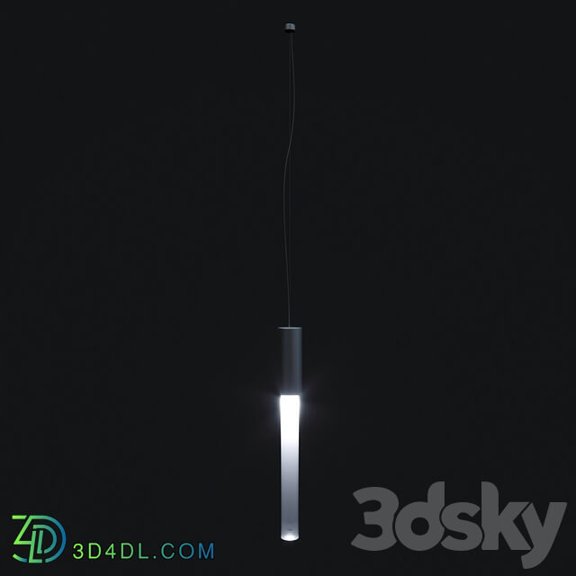 Chandelier - Pendant lamp - _tube_ acrylic Novosvet PIPE