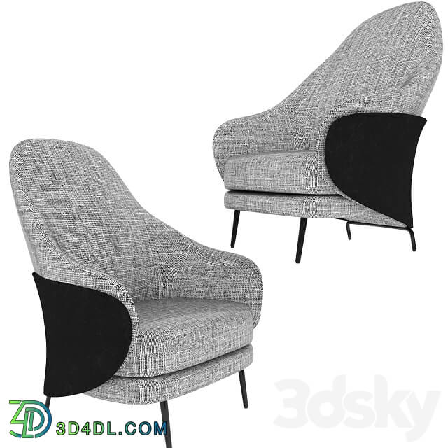 Arm chair - Minotti Angie GamFratesi design armchair