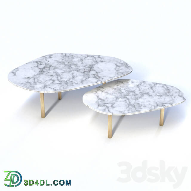 Table - Marble top coffee table