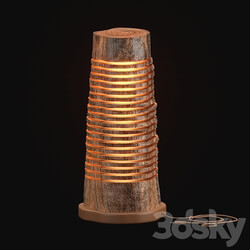 Table lamp - Wood sliced lamps 