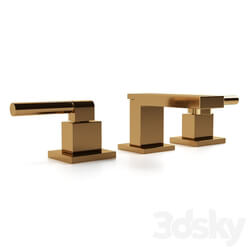 Faucet - MODERN LEVER-HANDLE 8 _WIDESPREAD LOW-PROFILE FAUCET RH 