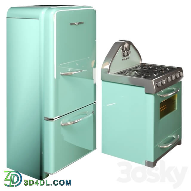 Household appliance - Refrigerator and stove Northstar
