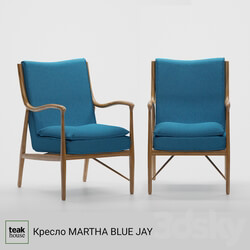 Arm chair - Armchair MARTHA BLUE JAY 