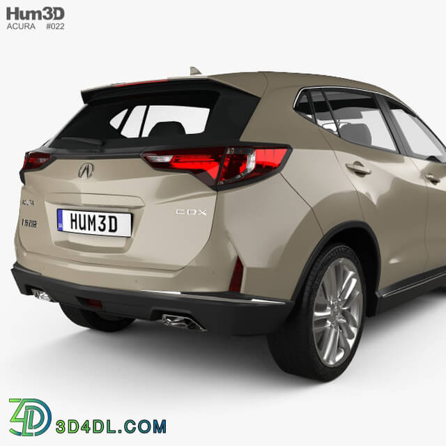 Hum3D Acura CDX 2016