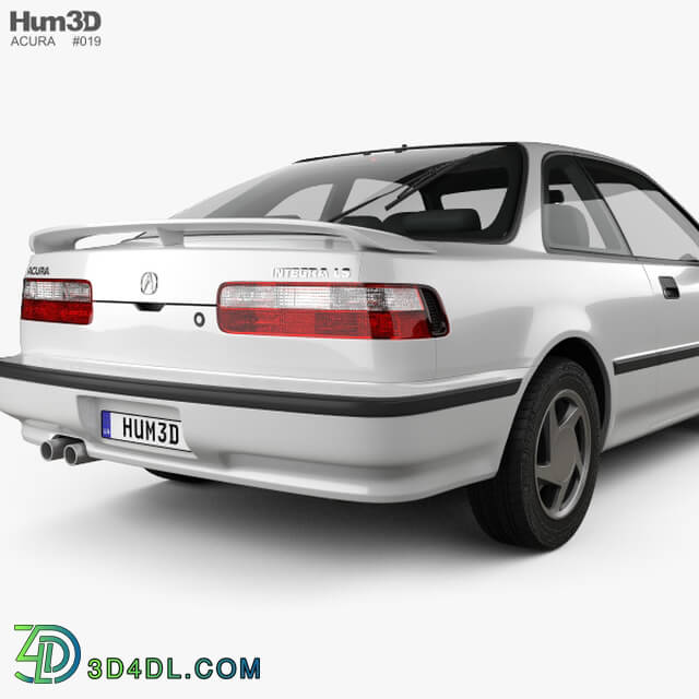 Hum3D Acura Integra coupe 1991