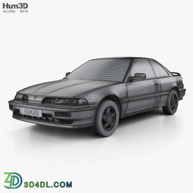 Hum3D Acura Integra coupe 1991