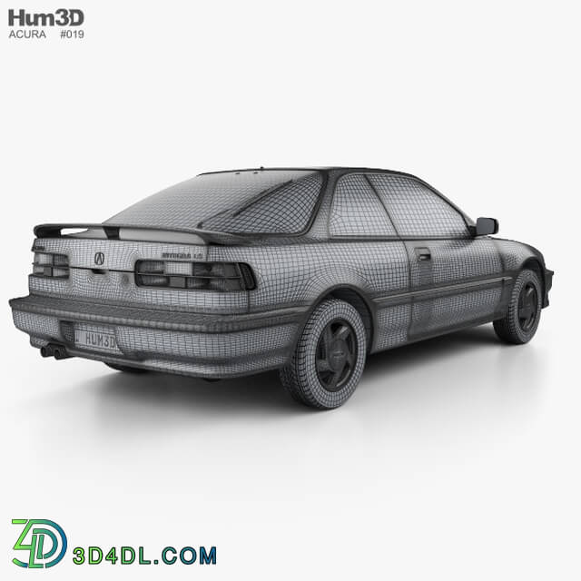 Hum3D Acura Integra coupe 1991