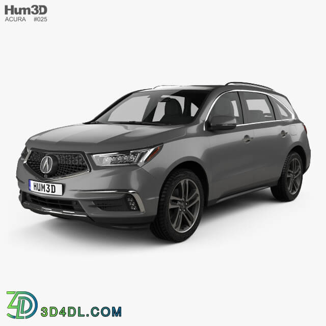 Hum3D Acura MDX Sport Hybrid 2017