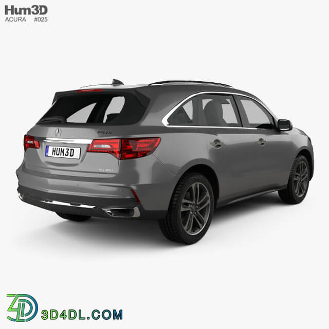 Hum3D Acura MDX Sport Hybrid 2017