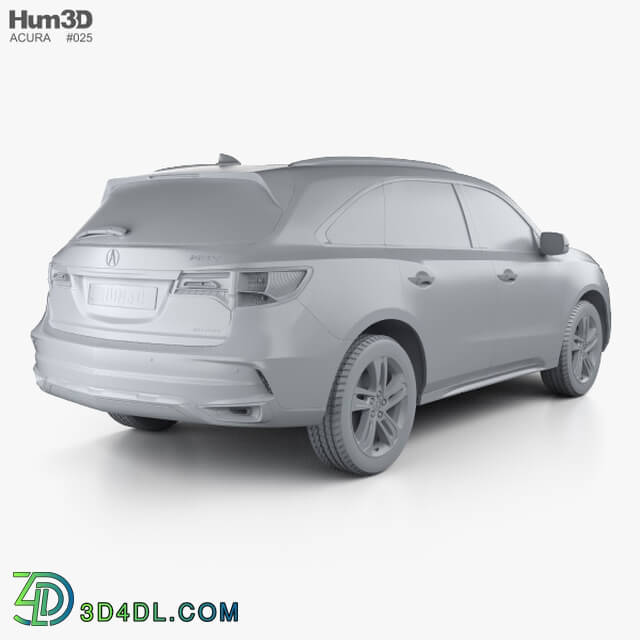 Hum3D Acura MDX Sport Hybrid 2017